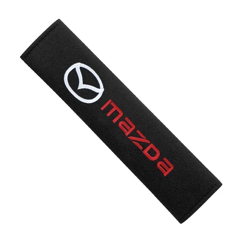 

2025 Hot Car Seat Belt Protect Shoulder Pads Safety Handle Cover Headrest Neck Pillow Accessories for Mazda 2 Mazda 3 MS Mazda 6