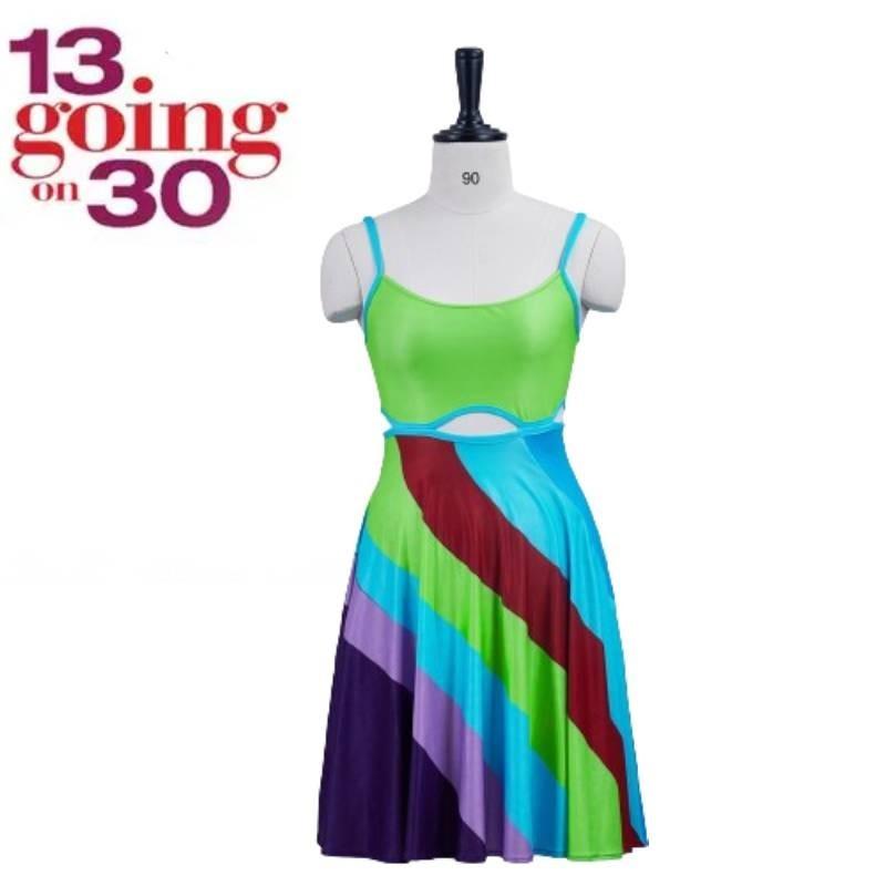 Jenna Suddenly 30 Rink Cosplay Costume Movie Character Halloween Party Play Role