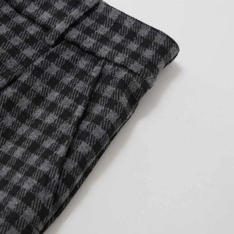 IEF Women's Plus Size Retro Plaid Wide-Leg Pants