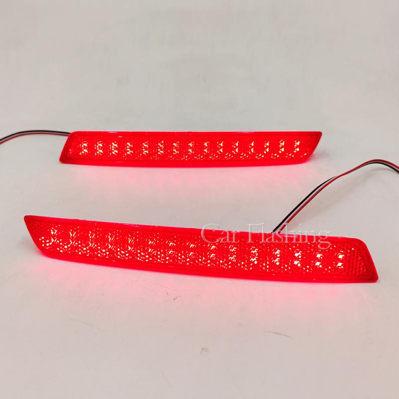 2PCS Car LED Rear Bumper Tail Lights For Chevrolet Malibu 2012 2013 2014 2015 Reflector Lamp Brake Stop Light Car Style