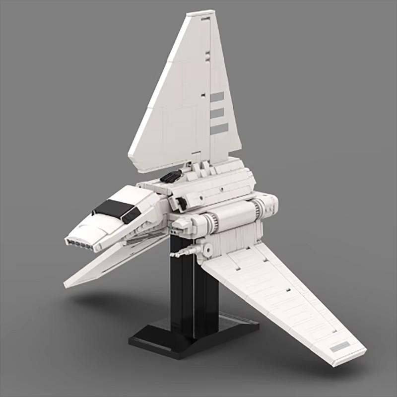 NEW 1213PCS star battle Movie MOC Impering Lambda-Class Shuttle model DIY creative ideas Child Toy Assembly Puzzle birthday Gift