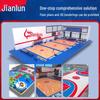 JEEANLEAN Hydraulic Mobile Outdoor Basketball Hoop