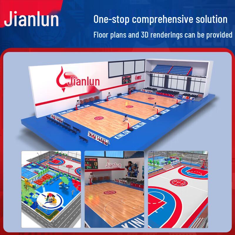 JEEANLEAN Hydraulic Mobile Outdoor Basketball Hoop