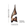 Artistic Abstract Wooden Streamlined Statue Minimalist Bookshelf Home Room Decoration Desktop Ornaments Home Gifts