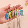 10/20Pcs Cartoon Mini Harmonica with Necklace Musical Toys for Kids Birthday Party Favors Pinata Fillers Boy Girl Christmas Gift
