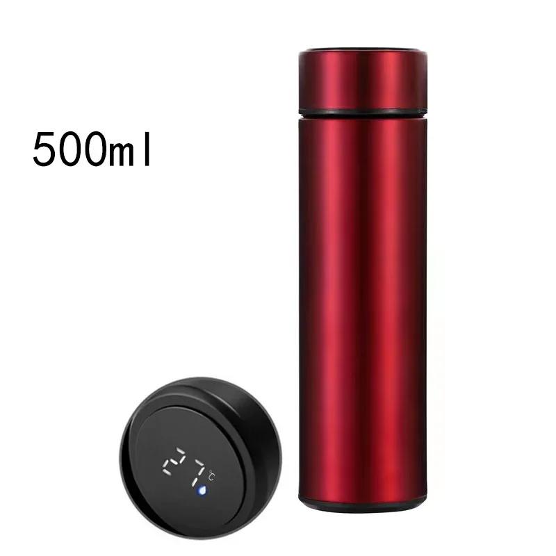 500ML Creative Smart LED Thermos Bottle Temperature Display Vacuum Flasks Stainless Steel Water Bottle Thermos Cup