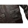 Super Flight Jacket Quilted Men Leather Jacket Soft Genuine Cowhide Natural Fur Collar M430