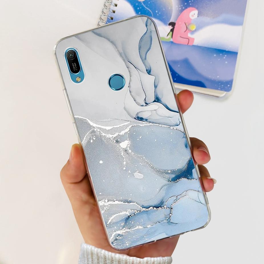 For Huawei Y6 2019 Case Y6 Prime 2019 Fashion Painted Cover Clear Silicone Phone Case For Huawei Y6s 2019 Y6 Pro 2019 Soft Shell