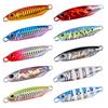 10 Piezas Pesca con Jig de Metal Señuelos de Peso 10g-50g Pesca de Arrastre Señuelos Duros Señuelos para Lubina Aparejos Señuelos para Pesca de Trucha con Jig Jigs Señuelos de Agua Salada