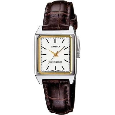 CASIO Standard Quartz Women's Watch LTP-V007L-7E2 White Brown Overseas Model [Parallel Im...