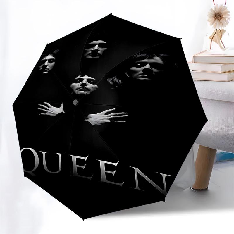 1pc Queen Automatic Open, Windproof, Compact Travel Umbrella, Gift for Birthday, Christmas, Business 93094