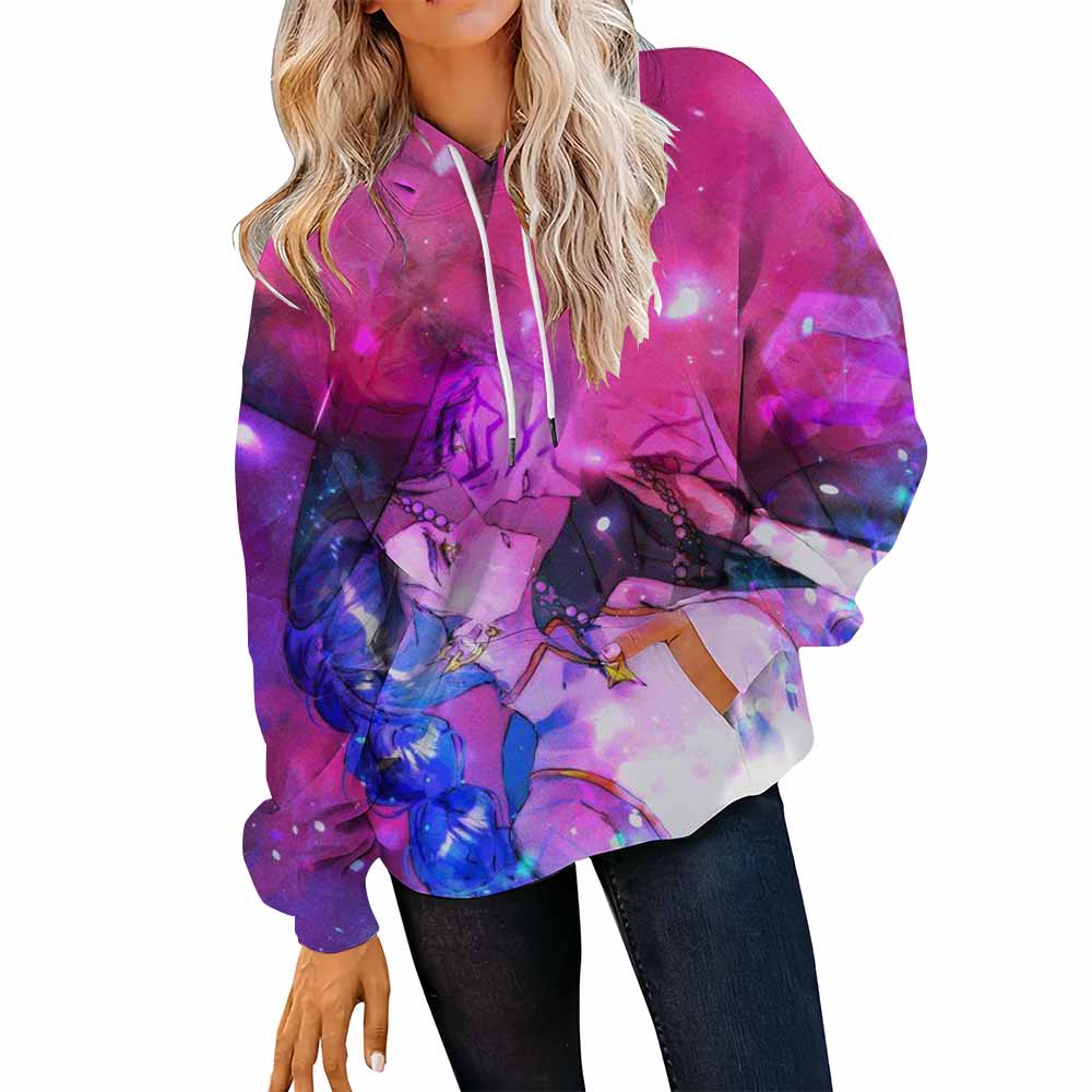 KPOP Demon Hunters Women's New Hooded Sweatshirt Oversized Soft Kangaroo Pocket Long Sleeve Autumn Winter Fashion Hoodies