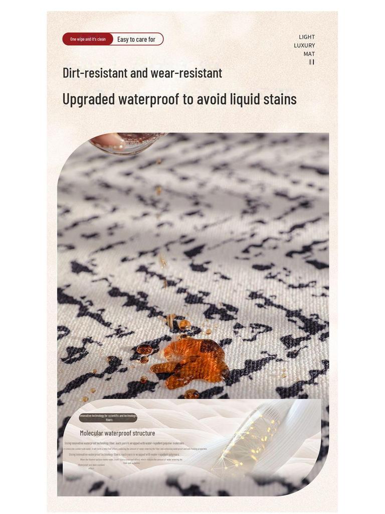 Dirt-Resistant Antique Entrance Porch Mat - Easy Maintenance, High-End Design