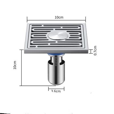 CHENDU 10x10cm 304 Stainless Steel Floor Drain