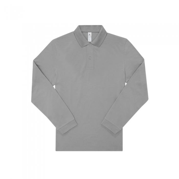 B&C Mens My Polo 210 PiquÃ© Long-Sleeved Shirt