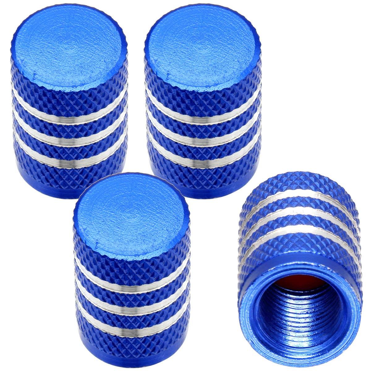 Колпачок вентиля Негус, Автомобиль, Алюминиевый сплав, Набор из 4 штук, Синий ..