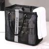 Unisex Mesh Shower Caddy Handbag: Toiletry and Makeup Storage Bag