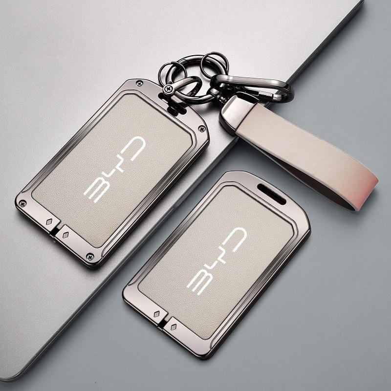 BYD Car Key Case: Compatible with Qin PLUS, Tang, Seagull, Seal, Dolphin, Song Plus, Han EV, Yuan, and Frigate.