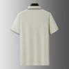 Men's Plus Size Business Casual Short Sleeve Polo Shirt