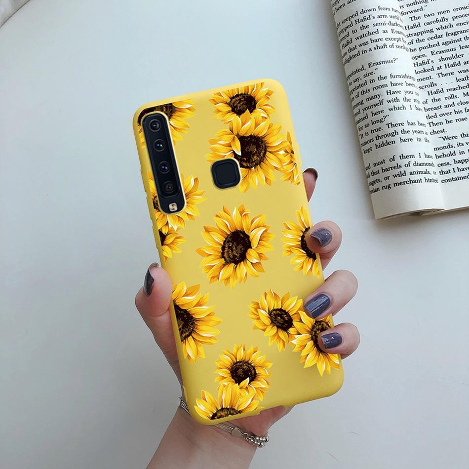 Flower Phone Case For Samsung A9 2018 A920 SM-A920F Back Cover Silicone Painted Soft Fundas for Samsung Galaxy A9 A 9 2018 Cases