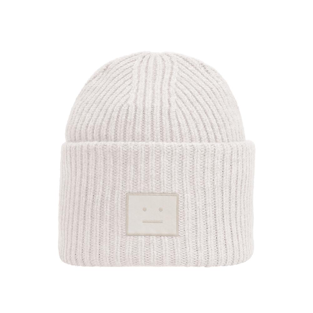 

Шапка Acne Studios с нашивкой-логотипом Face Светло-серая Aab C40448 LIGHT GREY