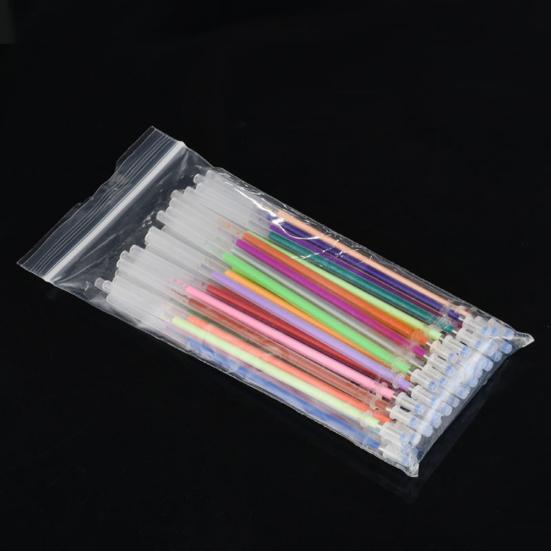 48 Colors 0.8mm Gel Pen Refills Glitter Coloring Drawing Painting Craft Marker