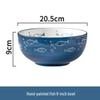 Abay Bubble Fish Ceramic Dining Bowl