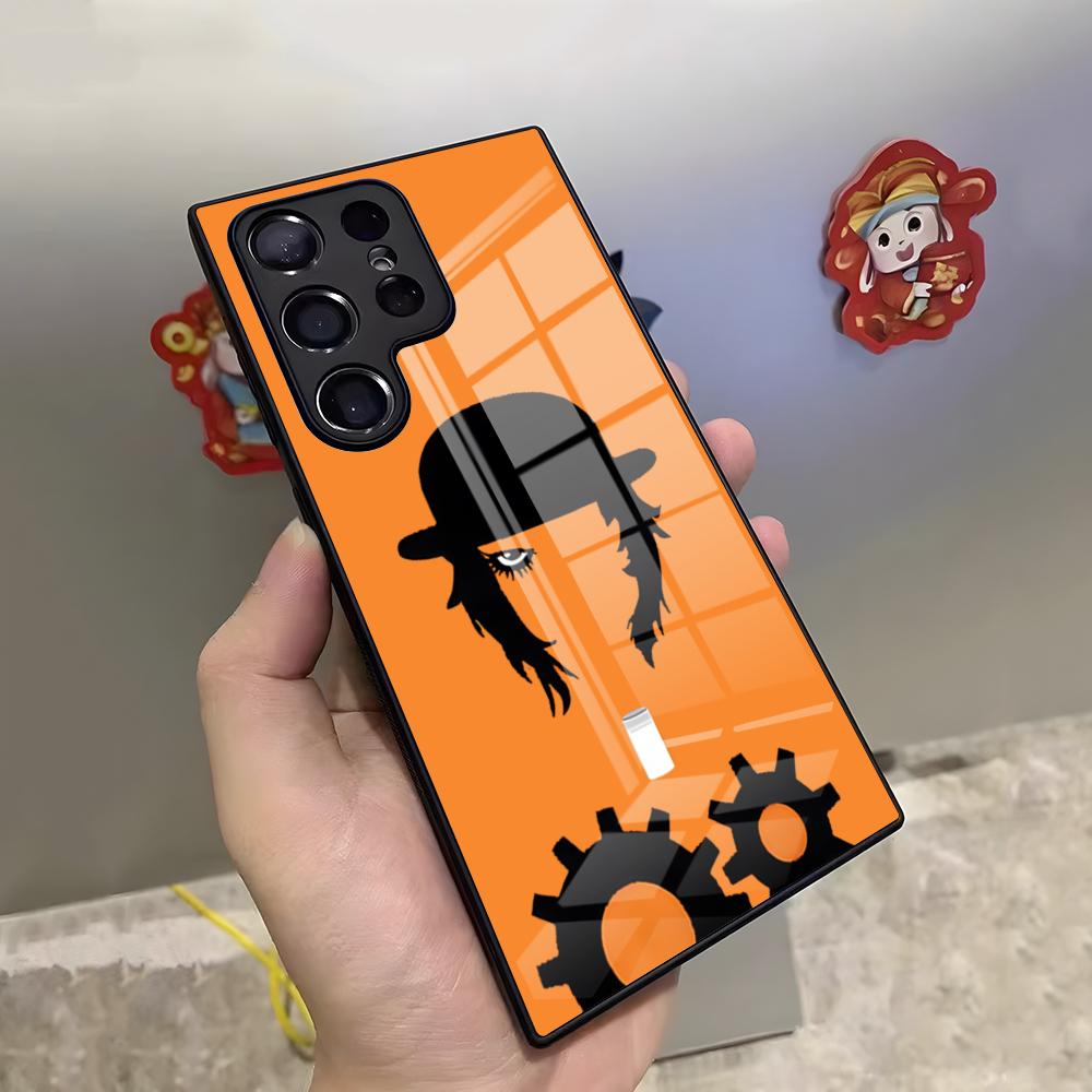 Clockwork Orange Phone Case For Samsung S26 S25 Ultra S23 S22 S24 S20 Fe S21 Plus A54 A53 A16 Glass Cover
