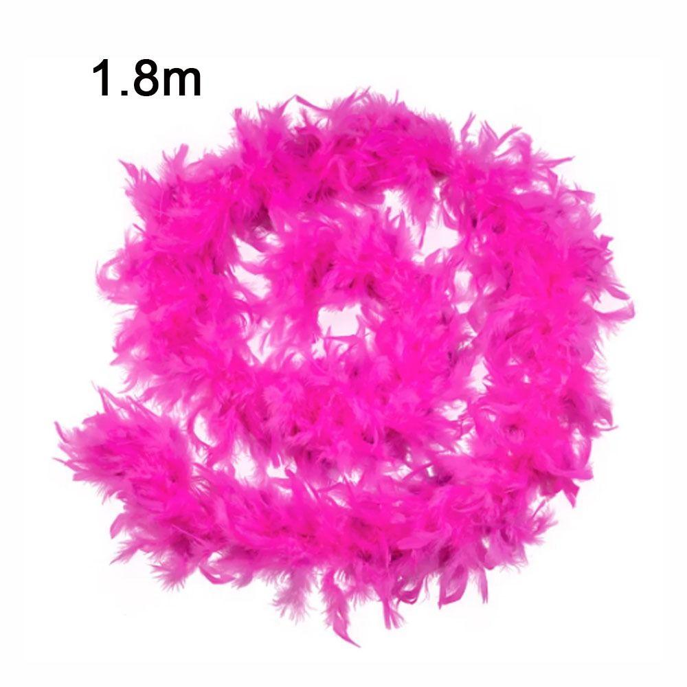 Natural Feather Boa Fluffy Apparel Fabric Wedding Supply Feather Scarf  Cosplay