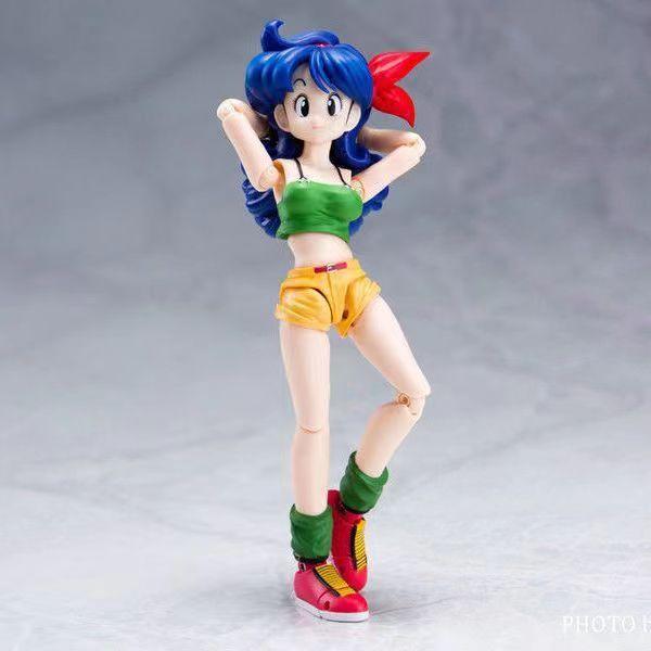 13CM Dragon Ball z Figure Anime Bulma SHF Chichi Launch Android 18 Lazuli Collection Action Model Toy PVC Desktop Ornament Doll