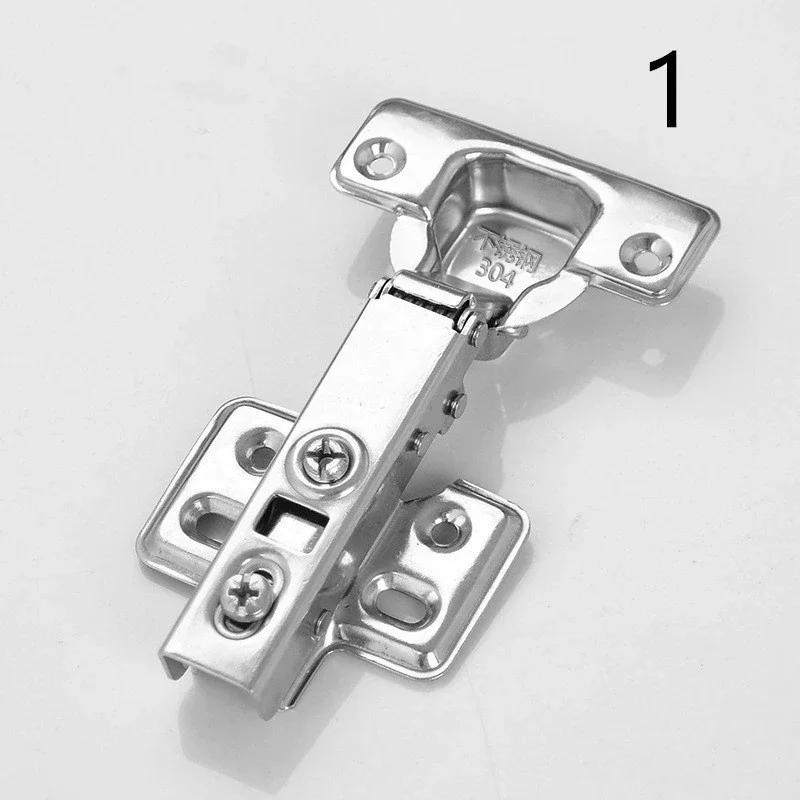Stainless Steel Fixed  Cabinet  Hinge  Mute Buffer Door Hinge Door and Window Hardware Fittings.