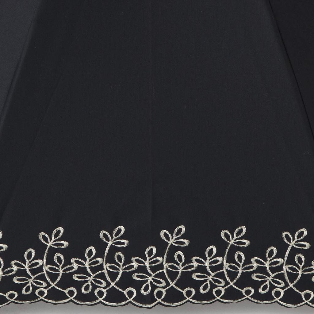 Sun UV Heat and Light Compact Long Suitable for Both Sunny and Rainy Grade 1 Light Laminated Cool Plus Leaf Embroidery Umbrella, Protection, Blocking,