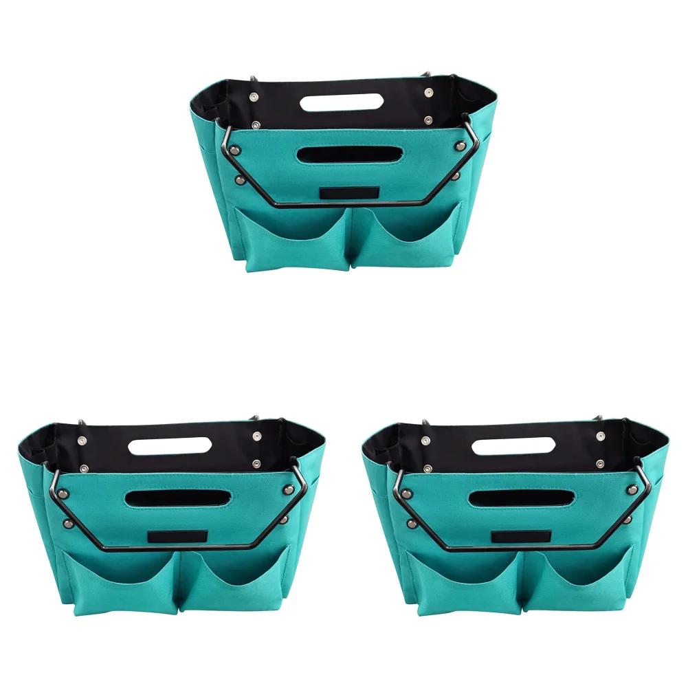 Telescoping Ladder Tool Bag Folding Tool Pouch Multifunctional Oxford Cloth Handy Tool Storage Bag with Pockets Electrician Bag