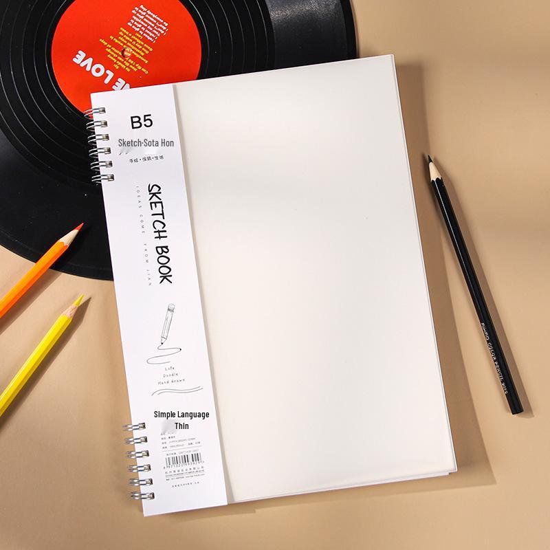 

Студенческий Портативный Скетчбук: Блокнот с коротким спиральным переплетом для рисования и эскизов PP Short Coil Sketchbook