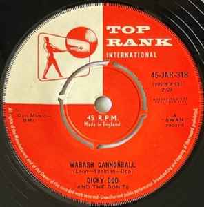 

7inch Record DICKY DOO THE DONTS THE WEST T Wabash Cannonball The Drums Of Ri 45JAR318 Top Rank Intern 1960 UK Pop Used