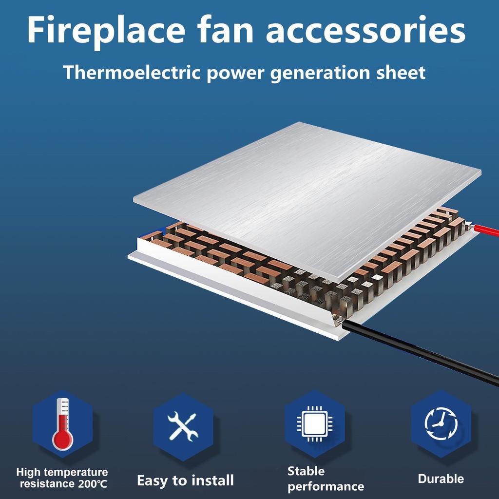 Universal Thermoelectric Fireplace Fan Repair Kit - Motor & Power Sheet