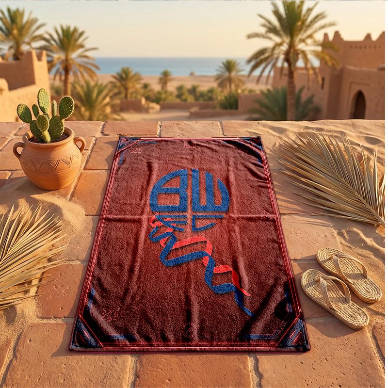 Asciugamano da Spiaggia in Microfibra Bolton Wanderers FC Asciugatura Rapida Assorbente Grande Asciugamano per Spiaggia Nuoto Viaggio