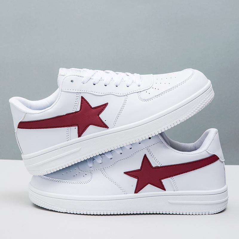 

Platform skateboard shoes, little white shoes, men s niche Guochao couple s sports and leisure running board shoes, women 44