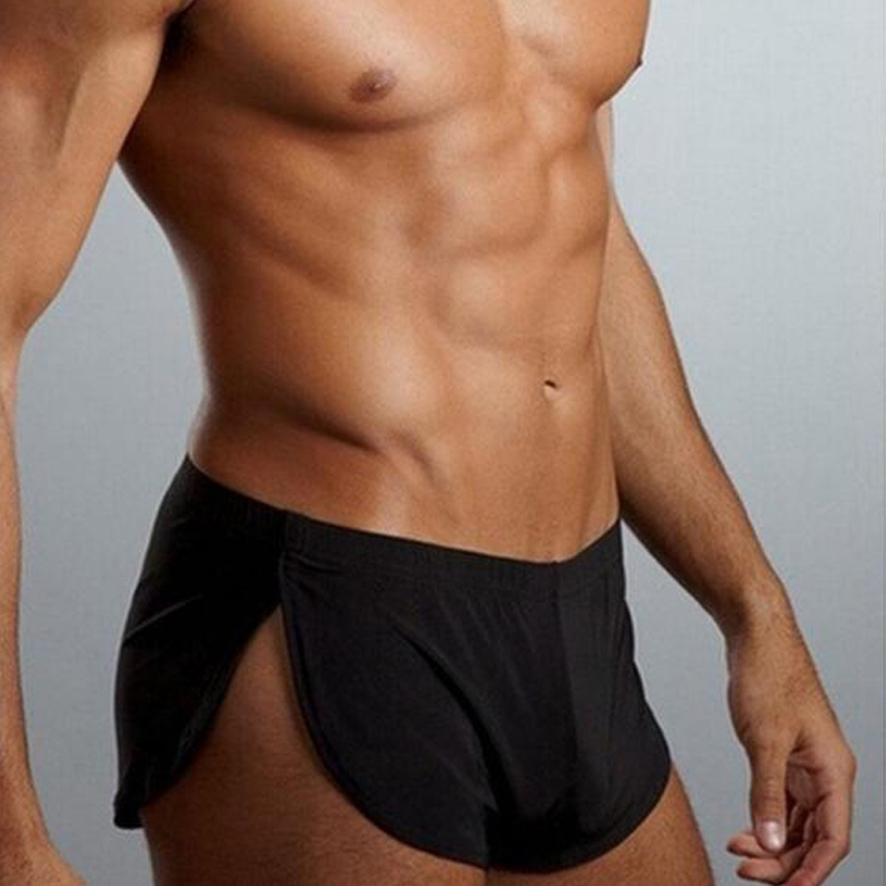 

Мужские боксерские шорты Aro Брюки Удобные Брюки с низкой талией Ультратонкие спальные брюки Дышащие сексуальные трусы