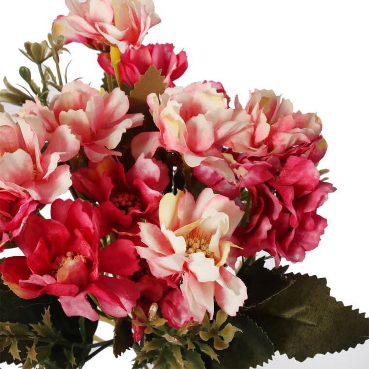 Bouquet of 18 Cherry Blossoms 30cm, Dark Pink