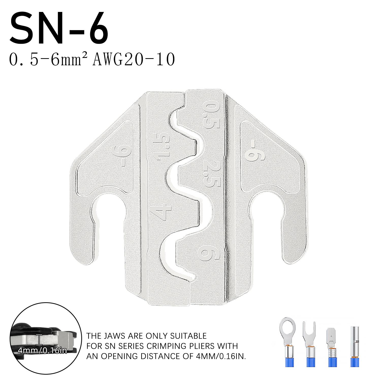 

Crimping Pliers Alloy Jaws 4mm Slot Width Crimper Tool for 2546B 58B 02C 03H 06WF 06 Terminals Wire Connector DIY Electrical