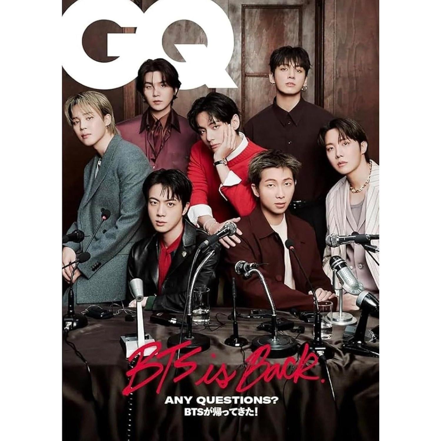 Reservation GQ JAPAN April 2026 Issue Supplement Cover BTS Special Edition Release on 2 28 Latest