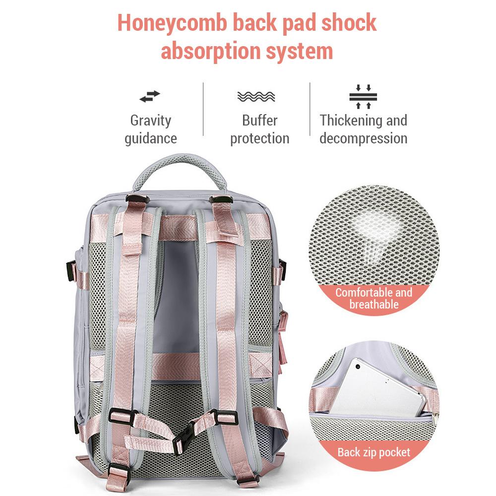 Rucsac de călătorie pentru drumeții și camping Ușor și rezistent la apă Capacitate mare cu USB