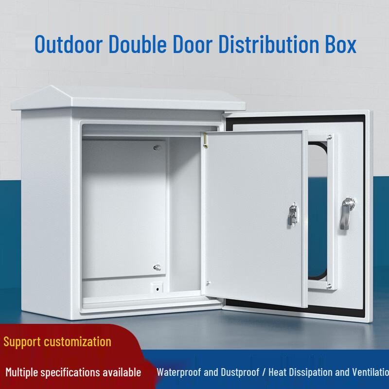 Outdoor Waterproof Double-Door Electrical Control Box