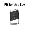 Auto Keyless Holder Shell Fob Keychain For Volkswagen VW Magotan Passat B8 For Skoda Superb A7 TPU Leather Car Remote Key Case Cover