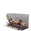 Large Automatic Folding Chicken Coop with Manure Cleaning, Wire Mesh, Suitable for Ducks and Geese