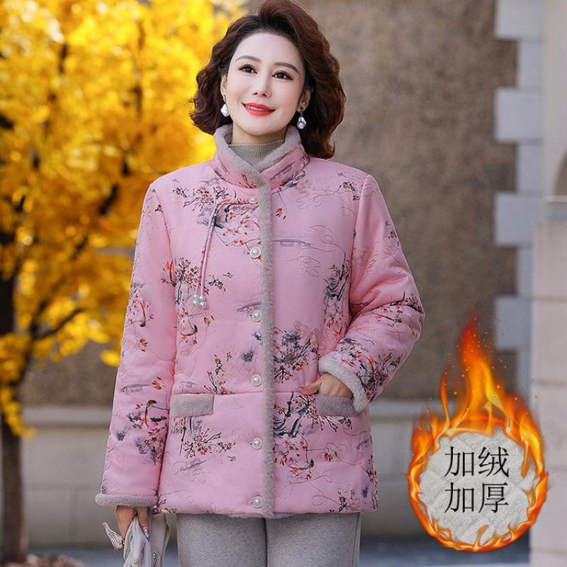 New Women's Clothing Winter Velvet Thickened Cotton-padded Jacket Women's Down Cotton-padded Jacket Warm Cotton-padded Jacket