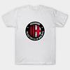 Men Black Print T-shirt Rssnr No-Cut Transfer Paper Print Cotton Tshirt