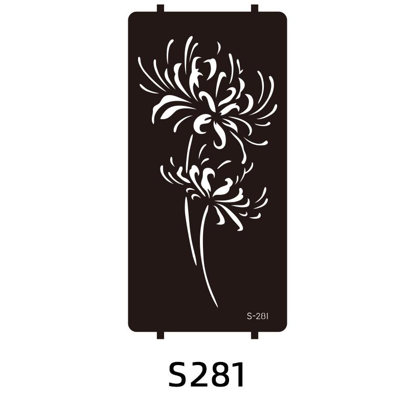 Indian Hannah Tattoo Template Tattoo Hand Drawn Template Juice Tattoo Sticker Painted Hennatattoo