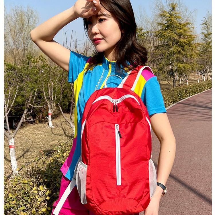 Schoolbag Outdoor Sports Fitness Foldable Travel Bag Storage Backpack Lightweight Thin Mountaineering Skin Bag